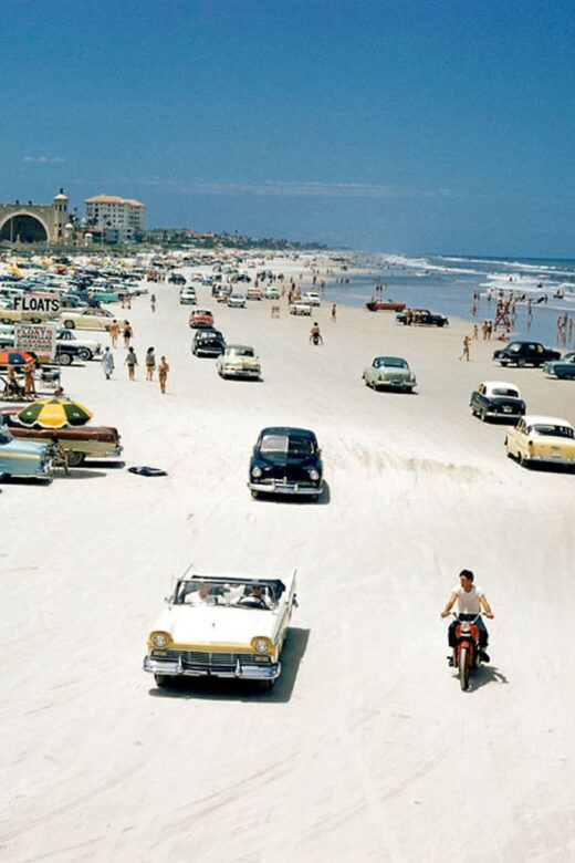 classic cars on daytona beach